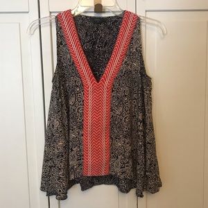 THML Sleeveless Flowy Blouse Size XS